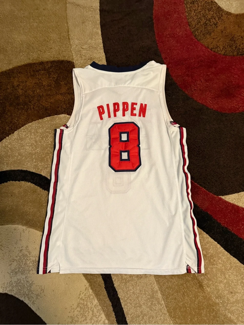 USA Olympic basketball 92 dream team Scottie Pippen basketball jersey size M